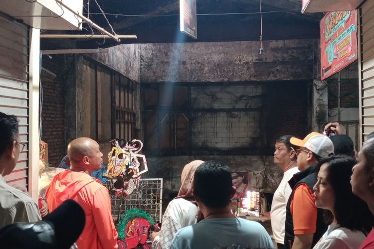 Kondisi Pasar Besar Kota Malang beberapa waktu lalu. 