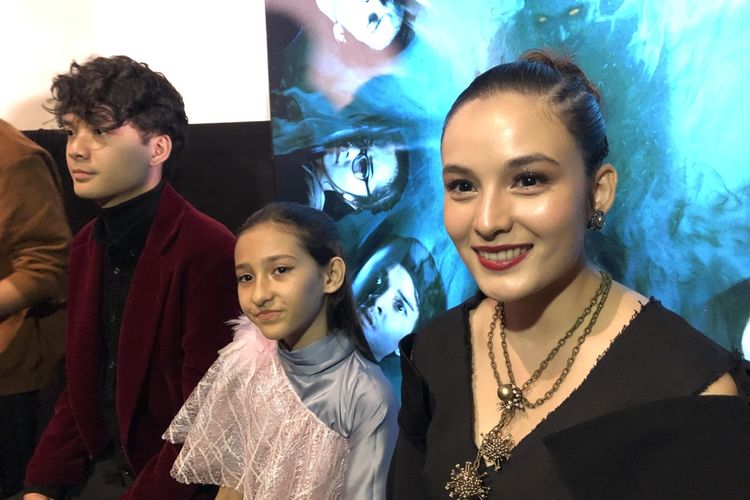 Chelsea Islan dalam jumpa pers Sebelum Iblis Menjemput Ayat 2 di XXI Senayan City, Jakarta Pusat, Jumat (21/2/2020). 