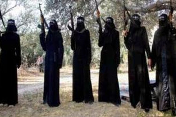 Brigade Khansa, pasukan khusus perempuan yang dibentuk ISIS.