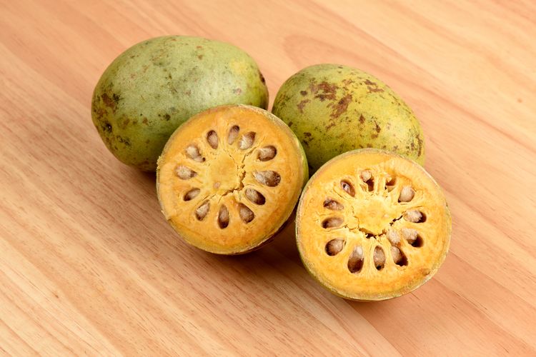 Ilustrasi buah maja.