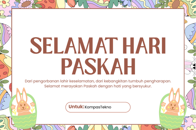 50 Link Download Kartu Ucapan Selamat Paskah, Desain Menarik dan Siap Kirim WA