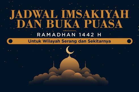 INFOGRAFIK: Jadwal Imsak dan Buka Puasa Serang Ramadhan 1442 H