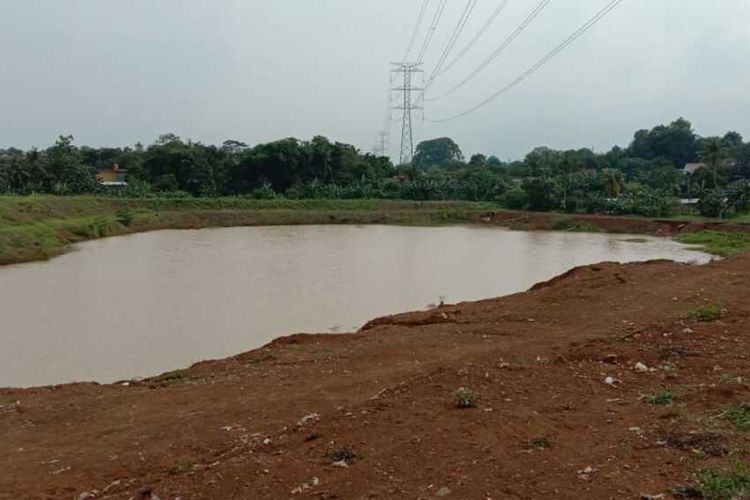 Waduk Pondok Ranggon, Jakarta Timur, Senin (20/1/2020).