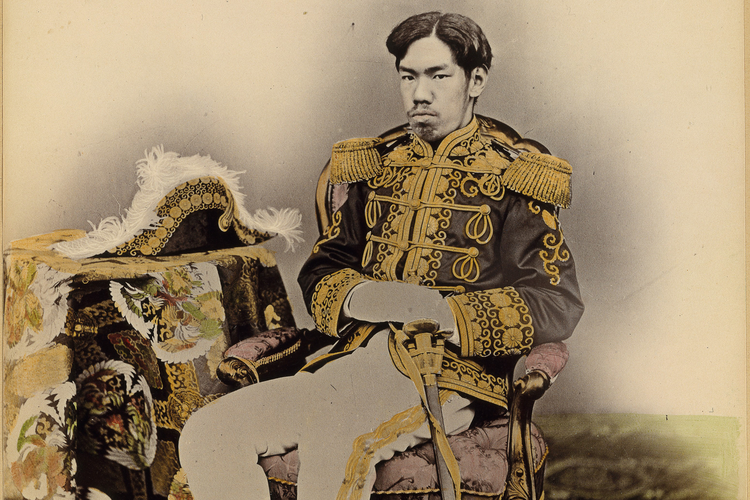 Kaisar Meiji sewaktu muda tahun 1873