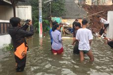 Turap Kali Jantung Ambrol, Perumahan Tirta Mandala Terendam Banjir