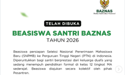 Syarat Beasiswa Santri BAZNAS 2026 untuk Dapat Bantuan Rp 4 Juta, Total 2.500 Kuota