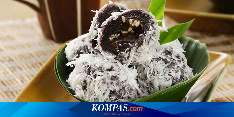 Cara membuat klepon ketan hitam