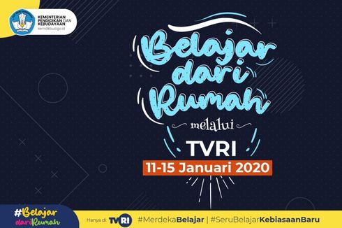 Jadwal Sepekan Belajar dari Rumah TVRI untuk Jenjang PAUD dan SD