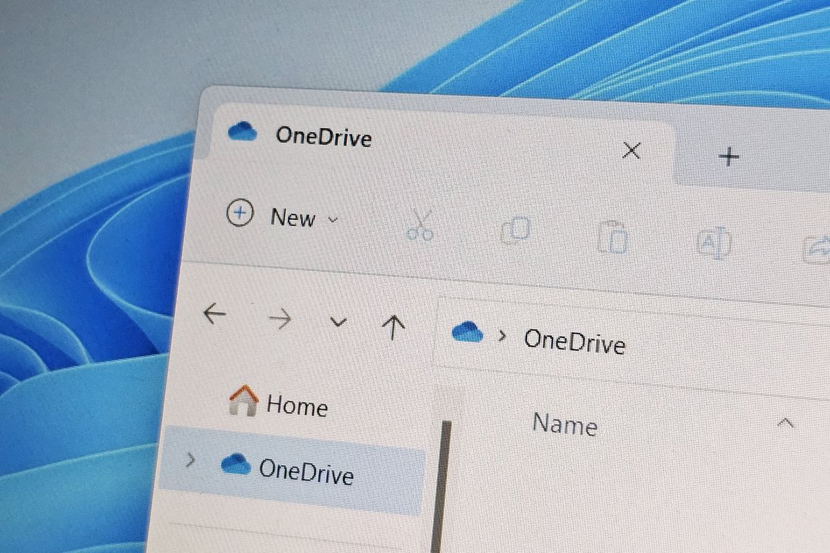 Ilustrasi layanan penyimpanan awan (cloud storage) milik Microsoft, OneDrive.