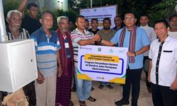 Warga Lereng Gunung Lewotobi Dapat Akses Air Bersih dari Pembangunan Sumur Bor