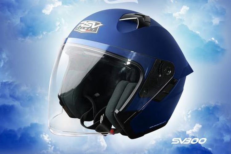 Ilustrasi helm half face RSV SV300