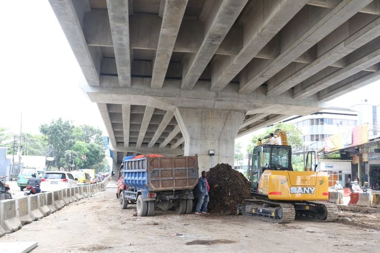 Progres konstruksi Flyover Kopo