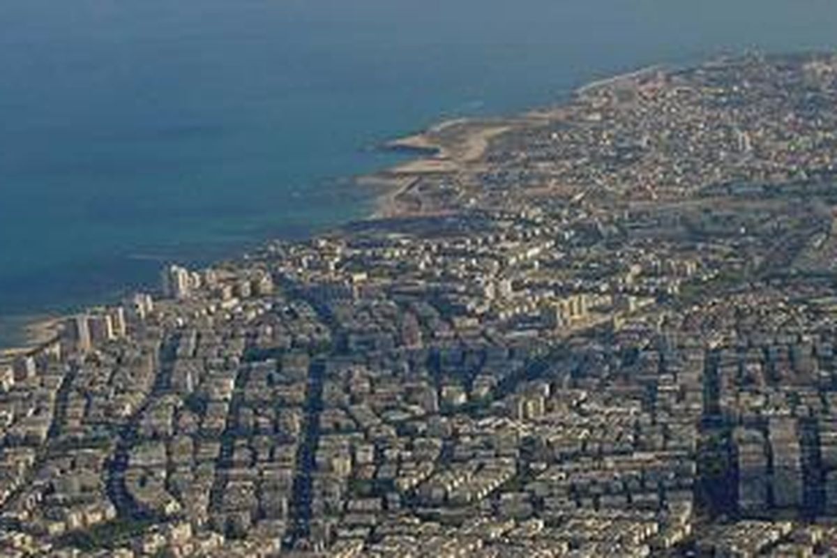 Pemandangan Kota Tel Aviv, Israel