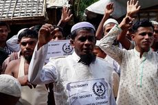Rohingya Rayakan Idul Fitri dengan Demonstrasi Damai
