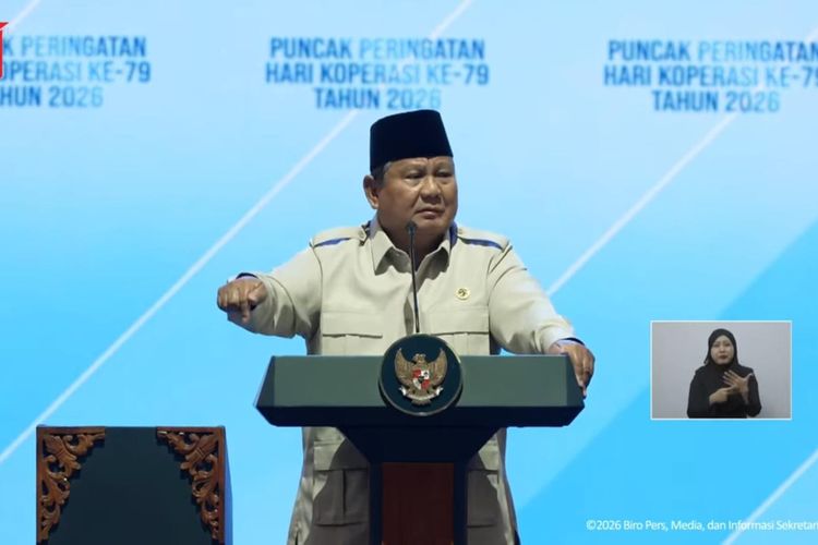 Cerita Prabowo Takut Ditempeleng Ayah dan Kakek jika Absen di Hari Koperasi