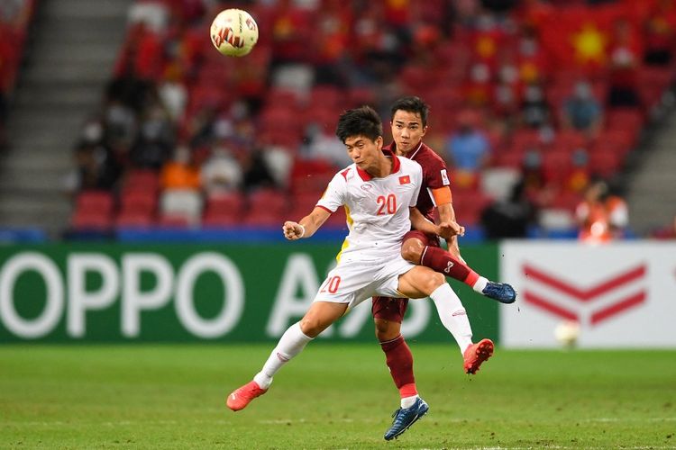 Timnas Vietnam dihukum denda oleh FIFA karena bermain tidak sportif melawan Arab Saudi di Kualifikasi Piala Dunia 2022 Zona Asia, 16 November 2021.