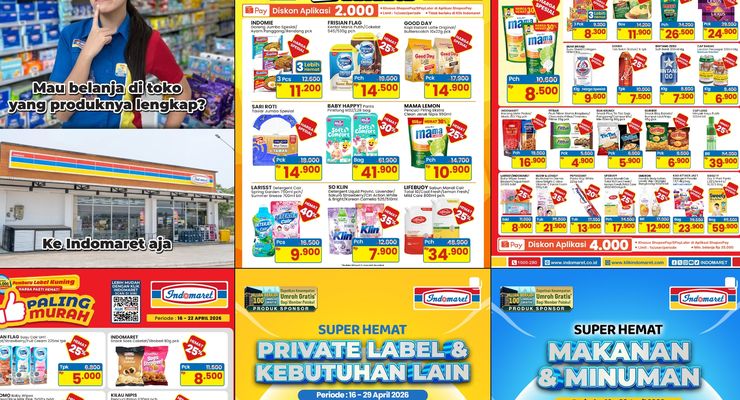 Promo Indomaret Hari Ini 17 April 2026, Mi Instan Harga Murah di Promo 4 Hari