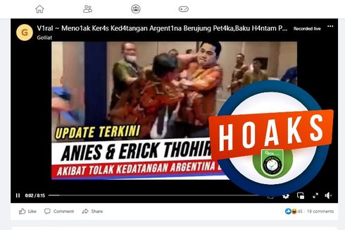 [VIDEO] Hoaks Anies Baku Hantam dengan Erick Thohir, Simak Bantahannya