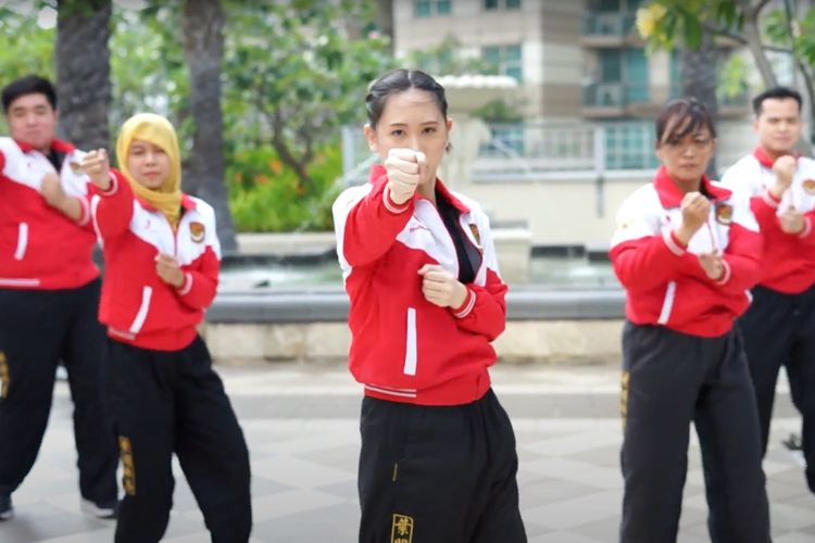 Tim nasional Wing Chun Indonesia berhasil menyabet gelar juara umum dalam dalam Kejuaraan Dunia 2022 di Hong Kong, Minggu (30/10/2022).