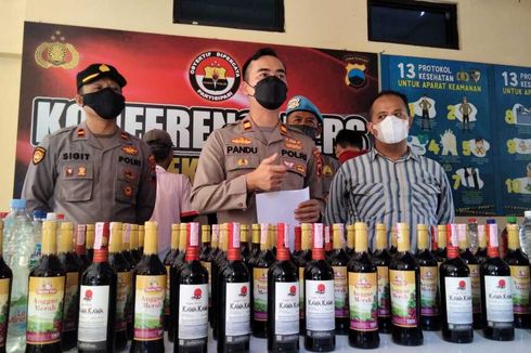 Tiga Penjual Miras Ilegal Ditangkap Polisi Saat Lakukan COD