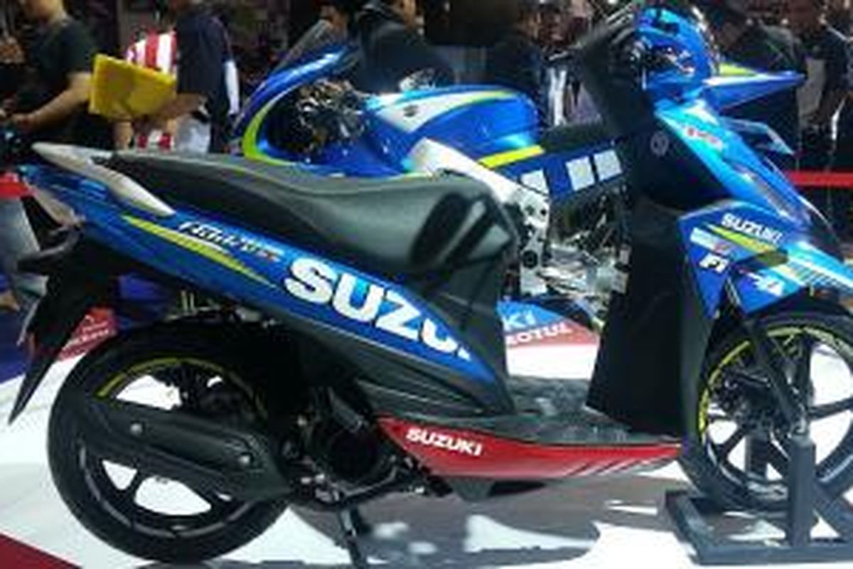 Suzuki Address dengan livery MotoGP