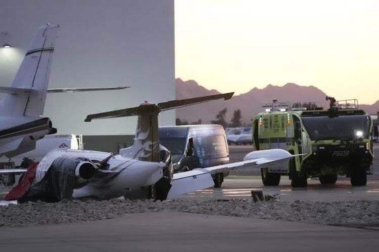 Lagi, Pesawat Pribadi Tabrakan di Arizona AS, Kali Ini Sebabkan 2 Orang Tewas