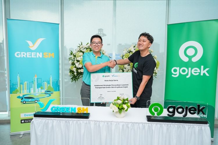Peresmian kerja sama antara Green SM dengan Gojek.