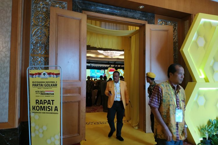 Suasana Munas Partai Golkar Hari Ketiga di Hotel Ritz Carlton, Jakarta, Kamis (5/12/2019)