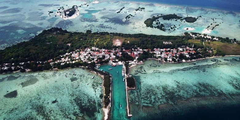 Pulau Pari di Kepulauan Seribu, DKI Jakarta, Jumat (30/11/2018). KOMPAS/HERU SRI KUMORO