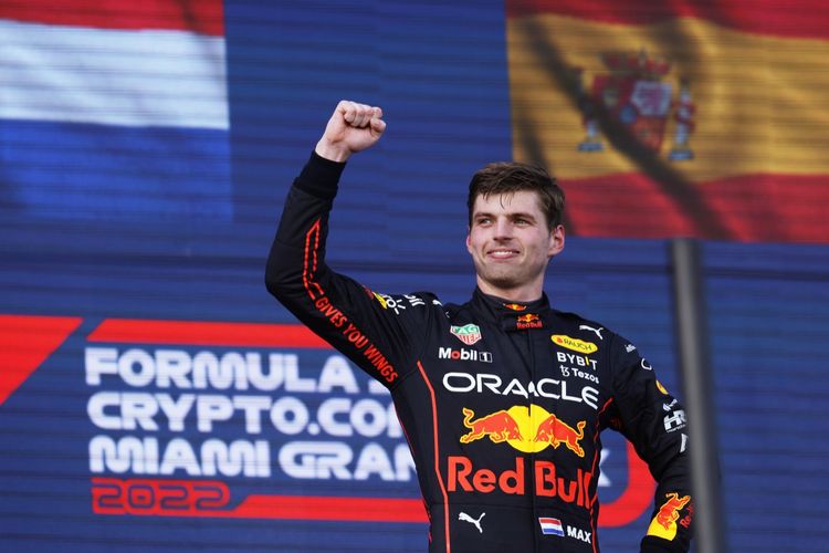 Max Verstappen di GP Miami 2022