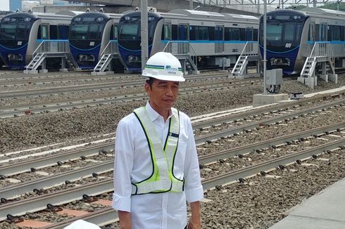 Jokowi: Tarif MRT Rp 8.000-Rp 9.000