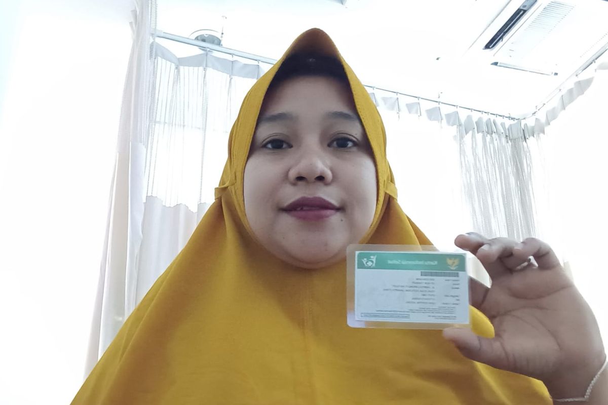 Ati Nur Tarbiati salah satu peserta Jaminan Kesehatan Nasional (JKN) yang memanfaatkan layanan BPJS Kesehatan