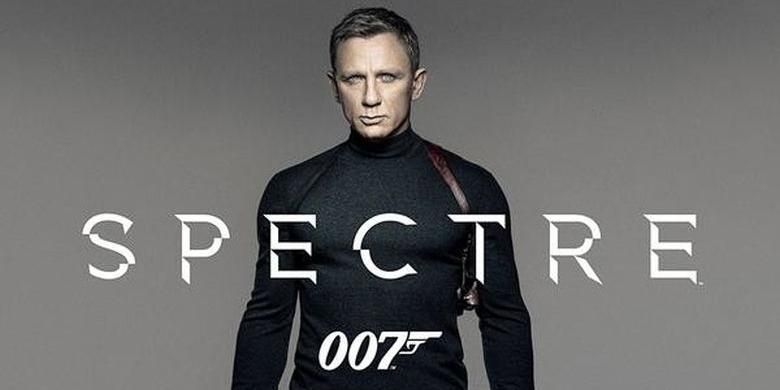 Poster teaser resmi film James Bond yang berjudul Spectre dan dibintangi oleh Daniel Craig