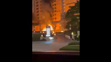 Hotel Dubai UEA Diduga Kena Rudal Iran, Picu Kebakaran Besar