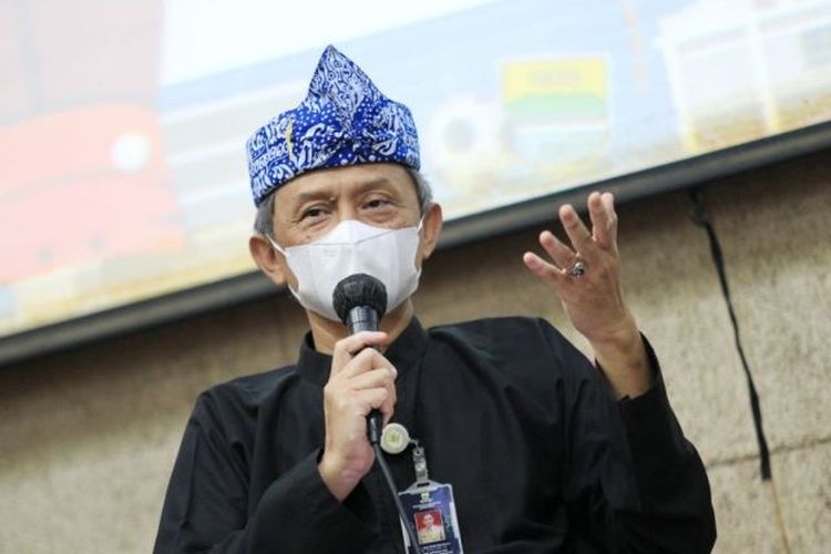 Ketua Umum Satgas Anti Rentenir Kota Bandung Atet Dedi Handiman. 