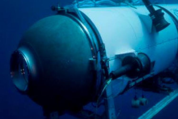 Foto kapal selam Titan milik OceanGate.