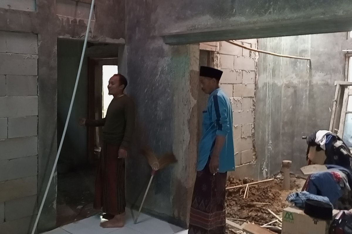 Kondisi Desa Kiarasari, Sukajaya, Kabupaten Bogor. Bogor, Rabu.