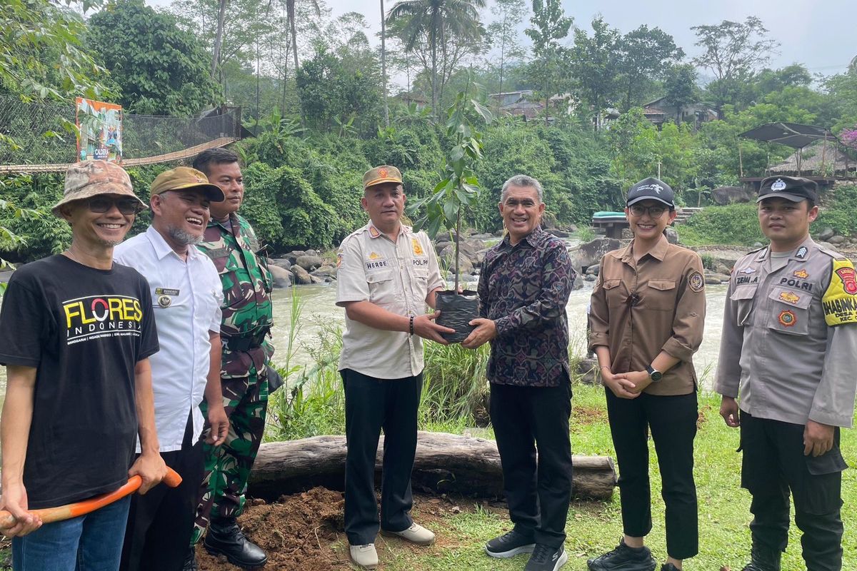 Kemenparekraf gelar workshop bertajuk Bincang-Bincang Ekosistem Kepariwisataan dan Green Action Ekosistem Pariwisata Sungai di Desa Cijambe, Sukabumi, Rabu (22/5/2024).