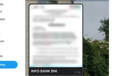 Ramai soal Modus Penipuan Kirim Dokumen WhatsApp Mengatasnamakan BNI, Ini Kata Pihak Bank