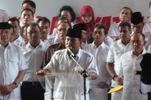 Surat Penolakan Pilpres Hanya Ditandatangani Prabowo
