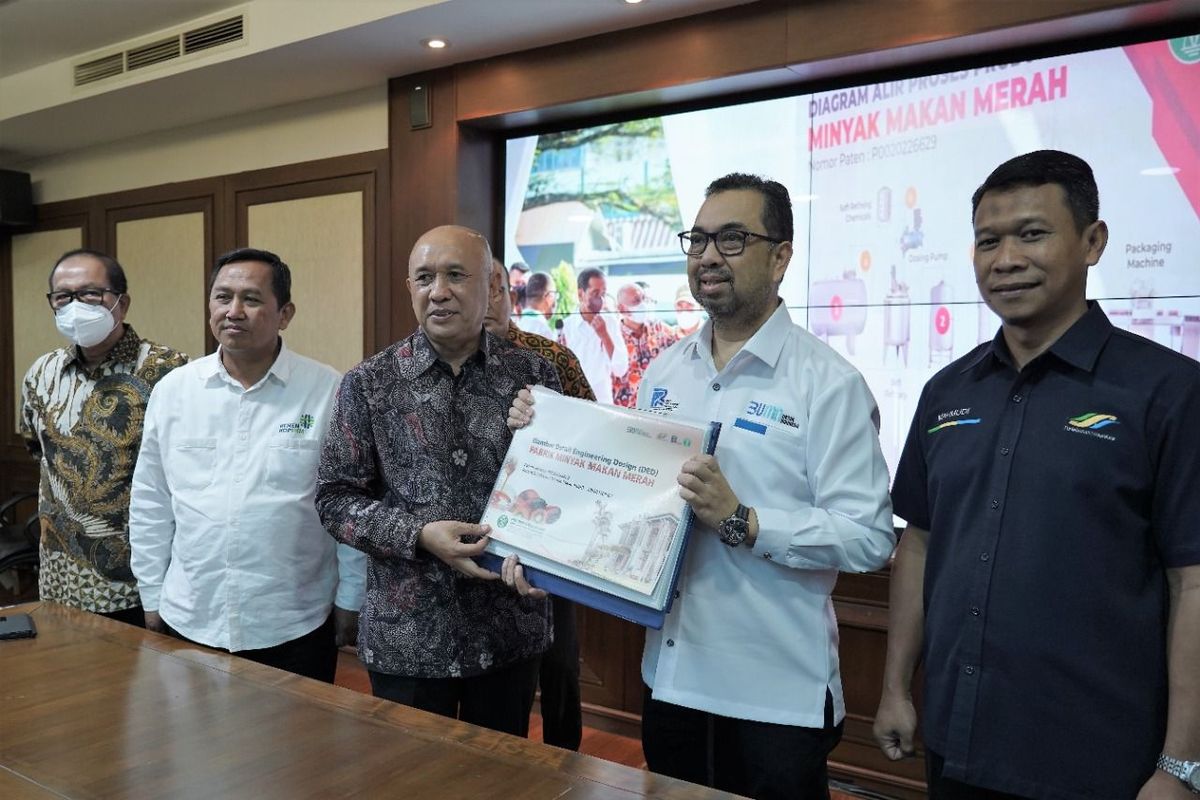 Kemenkop UKM Resmi Terima DED Minyak Makan Merah