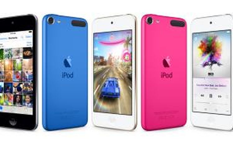 iPod touch baru dengan prosesor A8 dan pilihan warna lebih banyak.