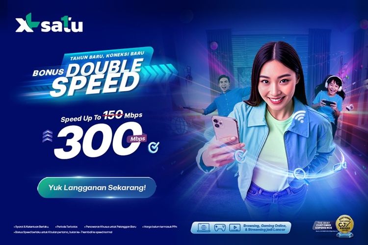 XL SATU hadir sebagai solusi internet rumah yang cepat.
