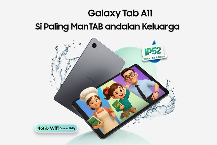 Samsung Galaxy Tab A11 resmi hadir di Indonesia pada Jumat (17/10/2025)