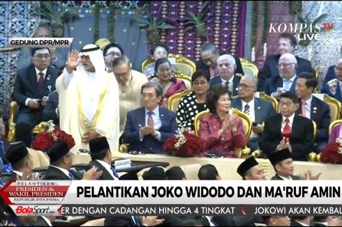 Salah Dengar Nama, Utusan Kepala Negara Sahabat Tuai Tawa Saat Pelantikan Jokowi-Ma'ruf