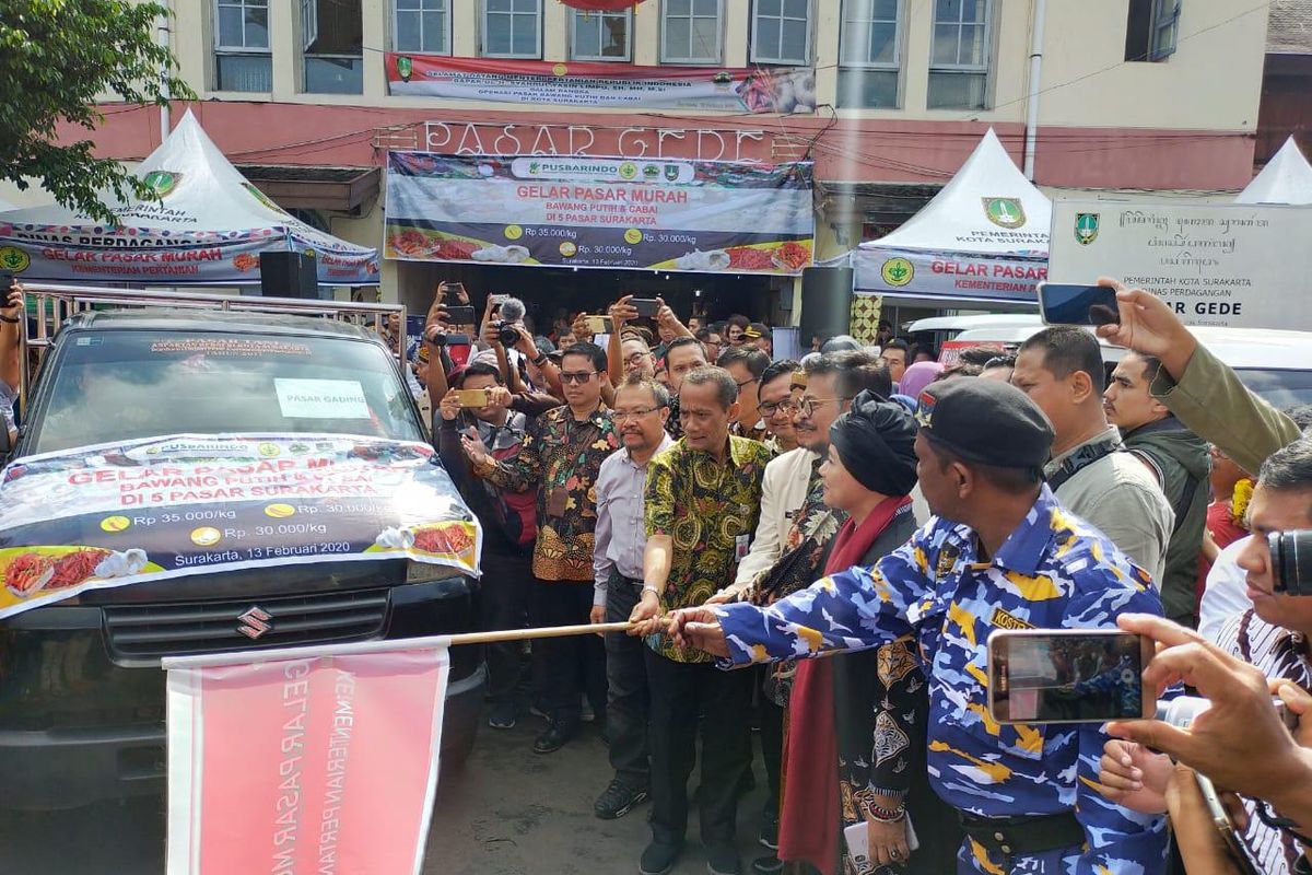 Menteri Pertanian launching gelar pasar murah di Solo