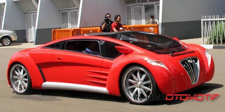 Mobil listrik gagasan Dahlan Iskan, Tuxuci, mirip Bugatti Veyron.