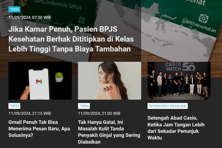 [POPULER TREN] Pasien BPJS Kesehatan Berhak dititipkan di Kelas Lebih Tinggi | Waktu Terbaik Minum Suplemen Omega 3