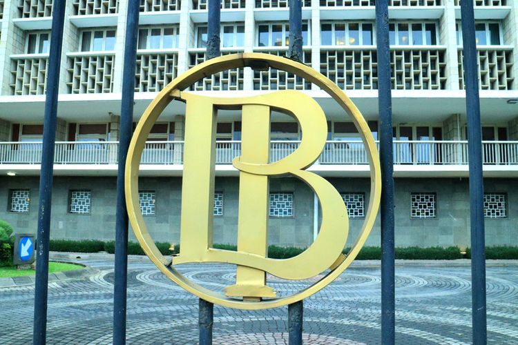 Ilustrasi logo Bank Indonesia (BI). 