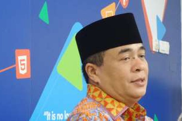 Ketua DPR RI Ade Komarudin saat berkunjung ke Redaksi Kompas.com, Palmerah, Jakarta, Rabu (24/8/2016)